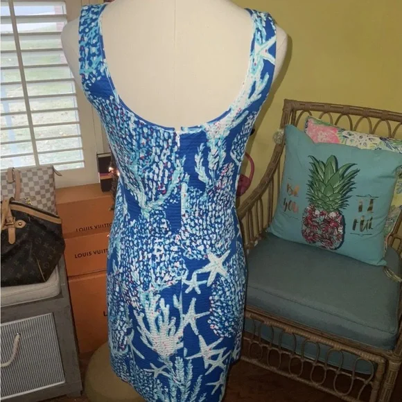 Lilly Pulitzer NWT Ember Shift Brewster Blue Good Reef 🦄 GRAIL! Size 4 - Picture 9 of 16